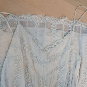 Elegant BLUE Lace mini Dress